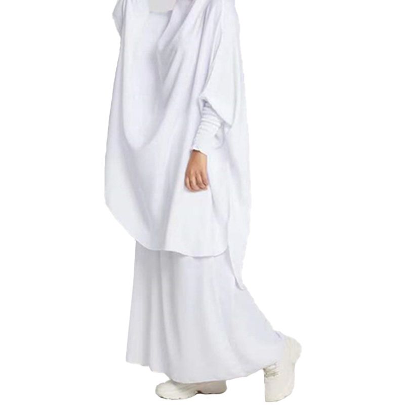 Ensemble deux pièces robe de couleur unie pour femme_voghion.com