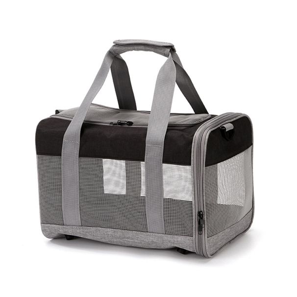 Kæledyr kat håndtaske udflugt bærbar taske en skulder crossbody hund bamse lille hund rejse bil taske_voghion.com