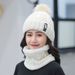 Cappello lavorato a maglia alla moda, antifreddo, alla moda, foderato in pile, stile coreano, per donne, versatile, invernale, per studenti, ciclismo_voghion.com