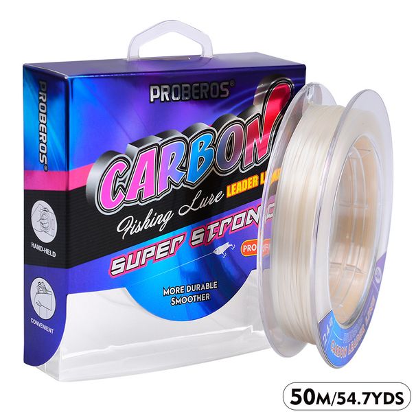 Leader Abrasion Resistant Lure Subline Japanese Original Silk Full Carbon Fishing Line_voghion.com