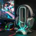 Desktop Headphone Stand RGB Colorful Breathing Light Head-mounted E-sports Game USB With Expansion Base Luminous Cable_voghion.com