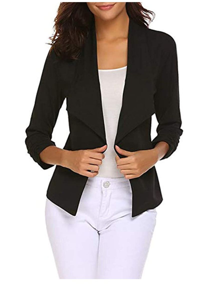 Tuta da donna semplice, sottile, a maniche lunghe, tinta unita, piccola, abbigliamento da donna_voghion.com