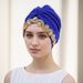 Muslim hat Space layer watermelon cap heavy drill trim_voghion.com