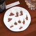 Wine Red Hat Boots Oil Drop Western Cowboy Color-Block Personality Sweet Cool Style Stud Earrings_voghion.com