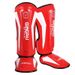 Sanda Schutzausrüstung Set mit Brustschutz für das Training, für Kinder und Erwachsene, Boxhelm, Maske, Kopfschutz, Kampf, Beinschutz, Muay Thai, Schritt_voghion.com