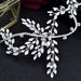 Bridal Hair Accessories, Shiny Rhinestones, Decorative Hair Crowns, Handmade Diamond Studded Wedding Party Headbands_voghion.com