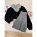 Completo gonna in maglia in stile coreano da donna - Completo due pezzi retrò Y2K per donna_voghion.com