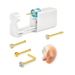 4Pcs Nose Piercing Kit With Nose Stud, 1 Nose Piercing Gun, Disposable Nose Piercing Kit With Straight L-Shape Nose Rings Stud_voghion.com