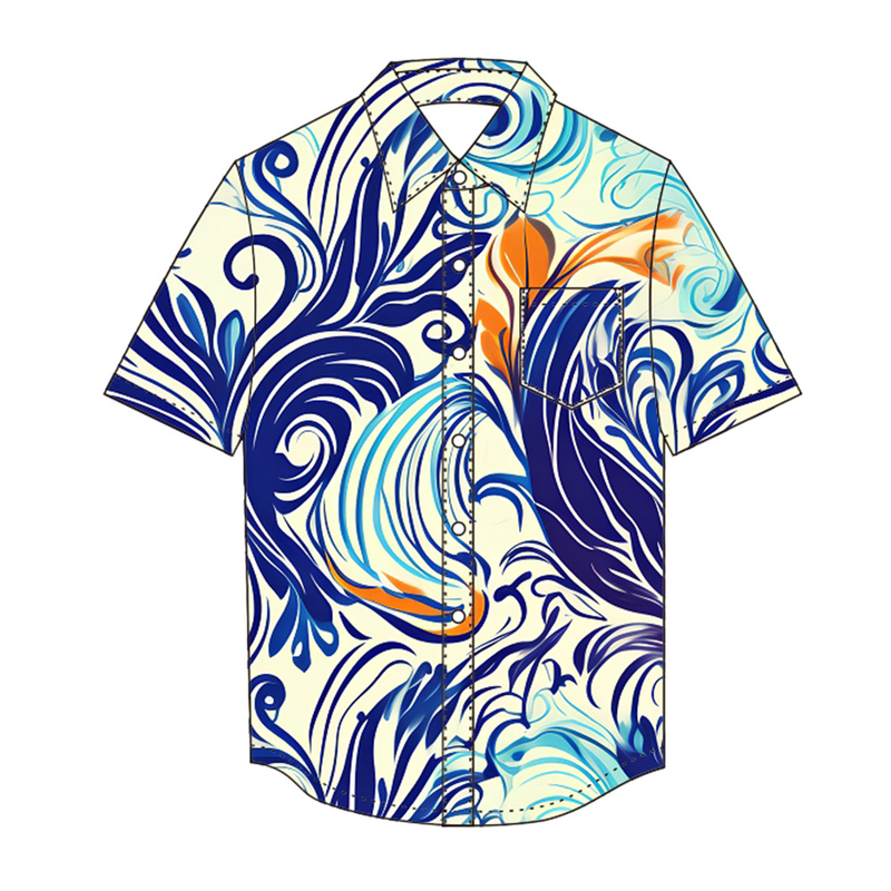 Unbeatable Quality Digital With Full Body Printed Pattern T-shirt For Summer Men's Short Sleeved Shirt_voghion.com