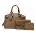 Set di borse tote 3 in 1 moderne per donna: borsa a tracolla e a spalla in pelle PU di grande capacità con tracolla staccabile, elegante borsa coordinata madre-figlia_voghion.com