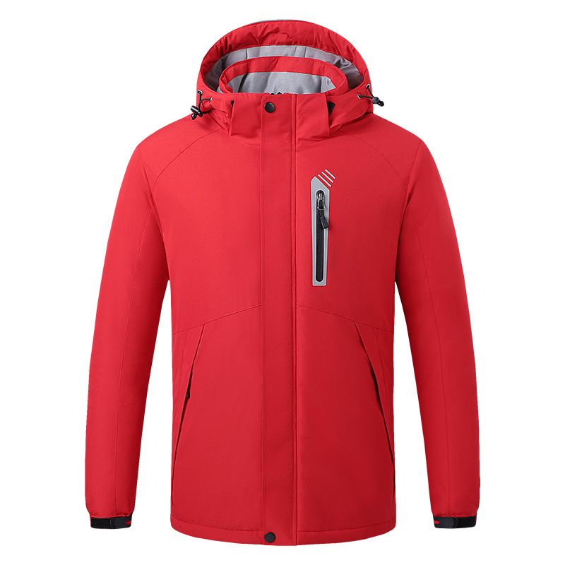 Intelligente Heizjacke für Herren, USB-Ladeheizung für Herren sowie mit Fleece verdickter Skimantel_voghion.com