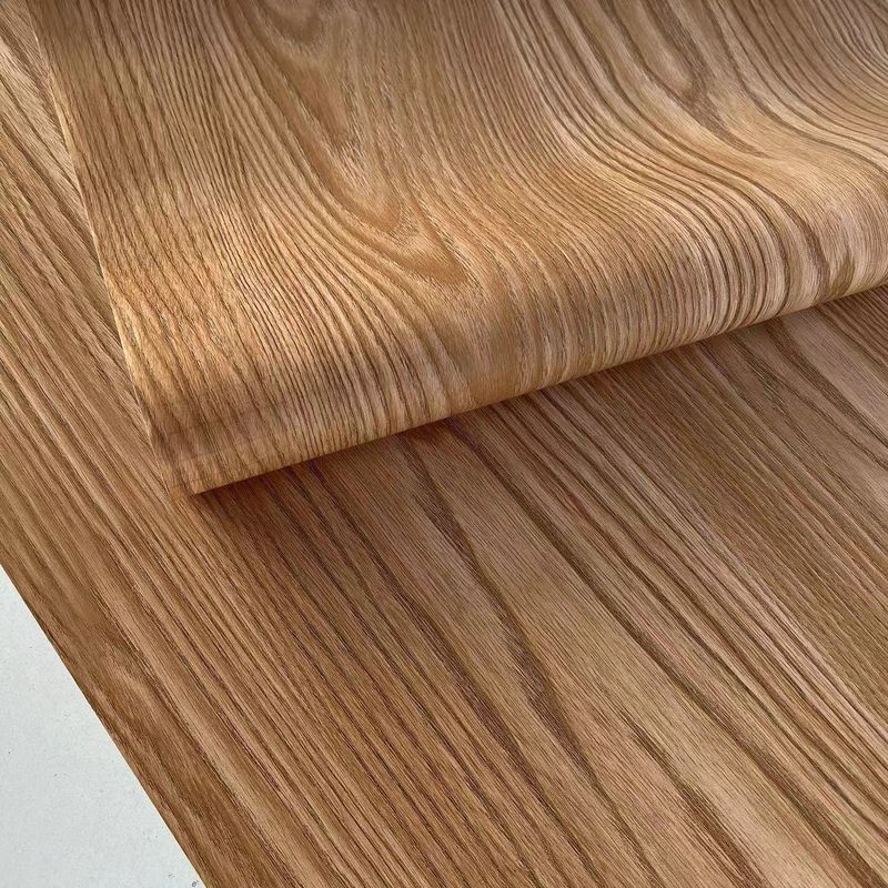 New Brown Wood Grain Self-Adhesive Home Decor DIY Wardrobe Renovation Background Wall PVC Wallpaper_voghion.com