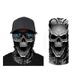 LazyZoom Magic Headscaf Bicicletta Antivento Protezione Solare Maschera Ciclismo Scaldacollo Teschio Stampa Digitale 3D Asciugamano Viso Esterno_voghion.com