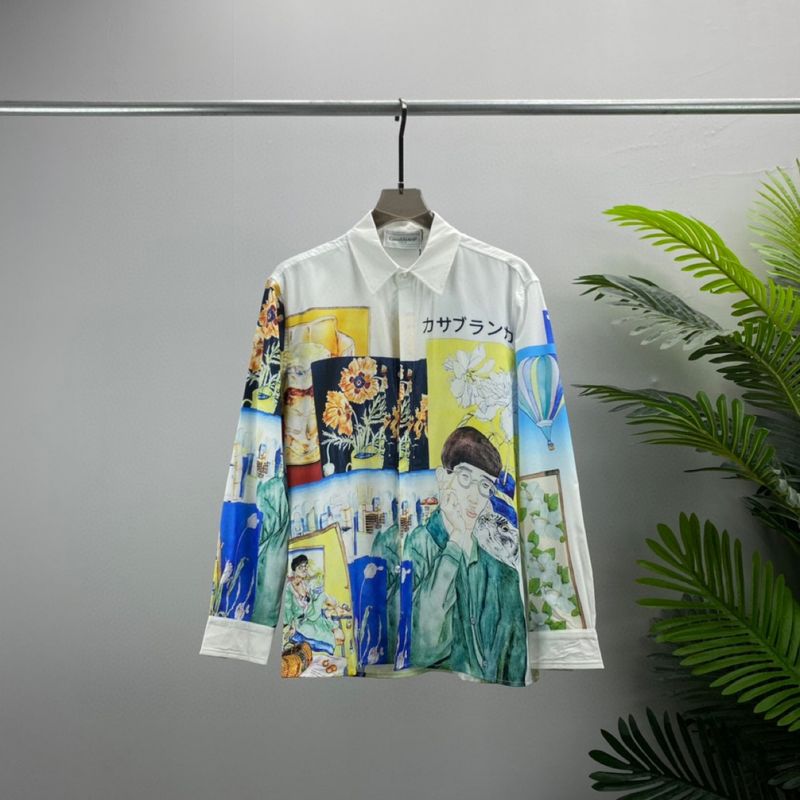 Fashionable  Ca long sleeved shirt with portrait letter print pattern, unisex top, cardigan trend_voghion.com