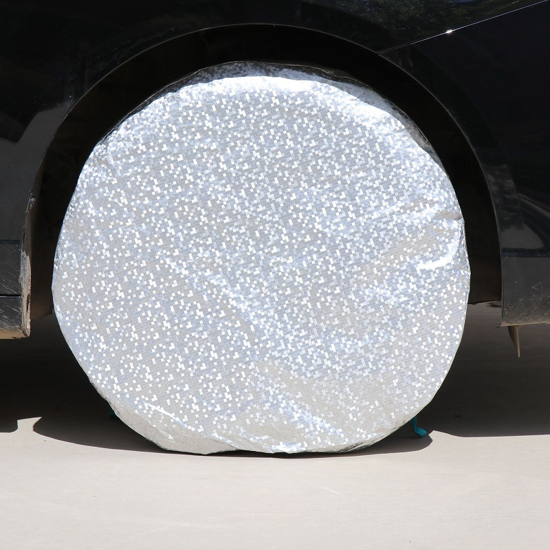 Pellicola in alluminio, confezione da 4, protezione solare, antipolvere, antigelo, resistente alle alte temperature_voghion.com