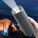 Altavoz Bluetooth inalámbrico con linterna, portátil, impermeable, para exteriores, con ranura para tarjeta, unidad flash USB, anuncio de llamada_voghion.com