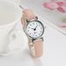 Simple Fashion Digital Exam Belt Quartz Student Women's Watch_voghion.com