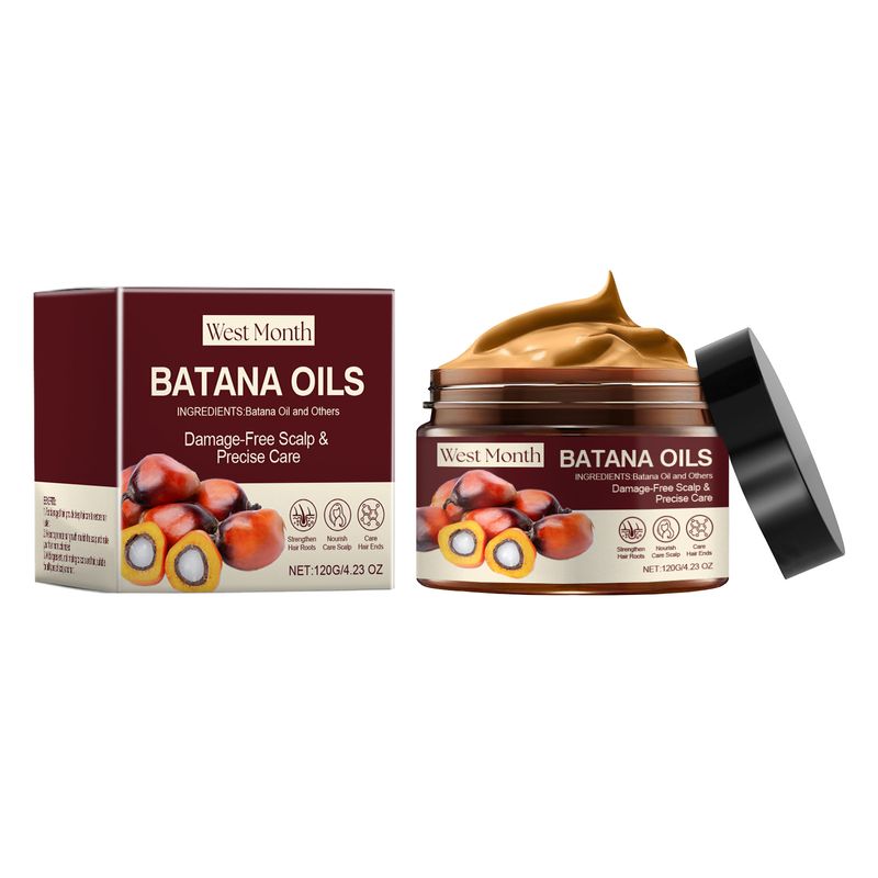 Maschera per capelli nutriente Batana, maschera per capelli ammorbidente e lucidante per la riparazione dei capelli_voghion.com