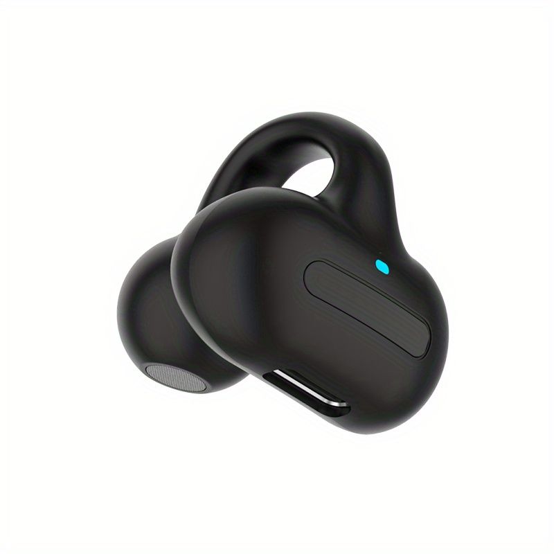 Single Ear Air Conduction Headphone, Fasion Open Clip-on Wireless Earphone, Comfortable To Wear, Long Battery Life Wireless Earphone_voghion.com