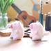Adorable Plush Capybara Toy Keychain Cuddly And Soft With Tail Wagging Attachment_voghion.com