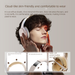 Siberia Feather DM02 Bluetooth Noise Cancelling Headphones Over-Ear Wireless Computer Gaming Headset Study Dedicated_voghion.com