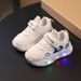 Autumn New Light-Up Sneakers Non-Slip Breathable Mesh Shoes For Toddlers And Kids With LED Flashing Lights_voghion.com