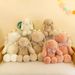 Mother & Kids Rabbit plush toys to sleep with and comfort dolls, cute rabbit rag dolls, wholesale goods, stall toys, night market hot items_voghion.com