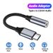 USB Type C til 3,5 mm Aux-adapter Type-c 3,5 mm lydkabel til telefonadapter til iPhone 15, Samsung Galaxy S24, S23_voghion.com