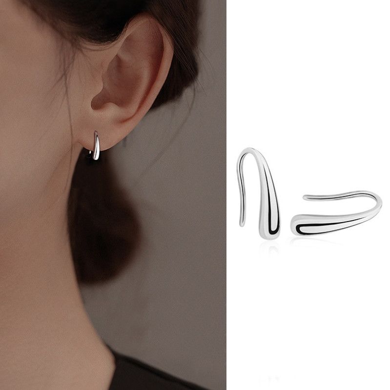 Orecchini pendenti classici a goccia in argento sterling 925 placcati, regalo J1_voghion.com