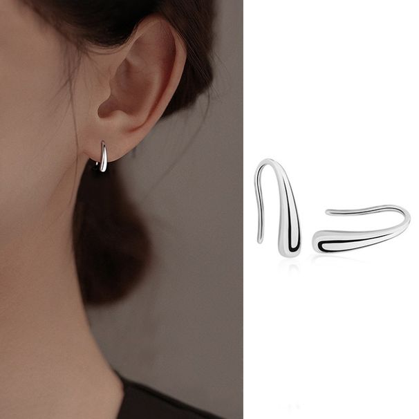 Orecchini pendenti classici a goccia in argento sterling 925 placcati, regalo J1_voghion.com