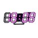 Digitale LED-Uhr mit automatischer Erkennung und 3D-Anzeige, Multifunktion, Doppelverwendung für Wand und Tisch, 12 Farboptionen_voghion.com