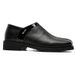 ShoeVault Slip-On Thick-Soled 2025 New Leather Derby Business Casual Square-Toed Stylish Height-Increasing Men's Shoes_voghion.com