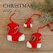 Christmas Stocking Ornaments Set – Knitted Polyester Mini Boot Decorations For Tree, Gifts & Holiday Displays (24pcs, Multi-Size & Color Options)_voghion.com