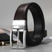 Paul Rotating Pin Buckle Men's Versatile Cowhide Business Formal Slimming Genuine Leather Reversible Belt_voghion.com