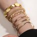 Corn NK Chain Personality Armbandset Creatieve Eenvoudige Meerlaagse Stapelbare Geometrische Armband 6-delige Set_voghion.com