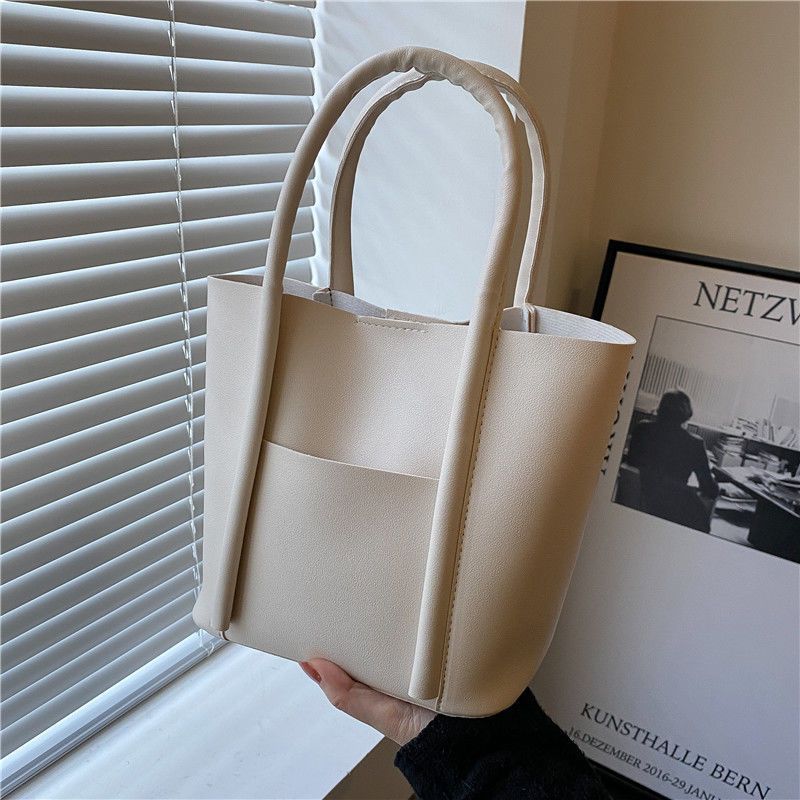 Borsa a tracolla singola primavera/estate 2022 da donna, grande capacità, design di nicchia, borsa a mano con cestino per verdure_voghion.com