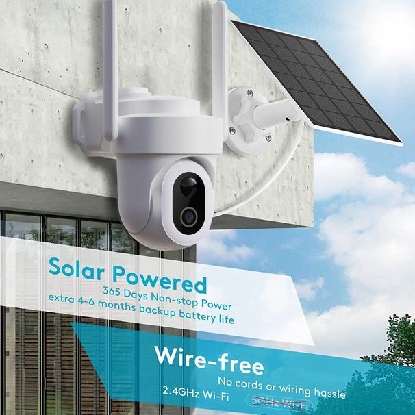 Électronique domestique intelligente Reconnaissance de véhicules et d'objets Caméra solaire sans fil 4G à faible consommation_voghion.com