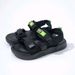 Summer Internet Celebrity New Trend Thick Sole Double Strip Beach Couple Velcro Casual Sandals For Women_voghion.com