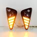 Luci diurne a LED DRL per auto per Toyota Yaris Cross 2023 2024 con indicatori di direzione gialli dinamici._voghion.com