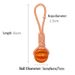 Treat With Rope, Interactive Rubber Flowing Balls Toys For Small And Large Dogs, Chew Toys, Bite-Resistant, Pet Supplies By PawParty Store_voghion.com