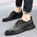 European Warm Series British Workwear For Men New Autumn Winter Single Martin Low-top Boots Sole Soft Surface Casual Leather Shoes Men's_voghion.com