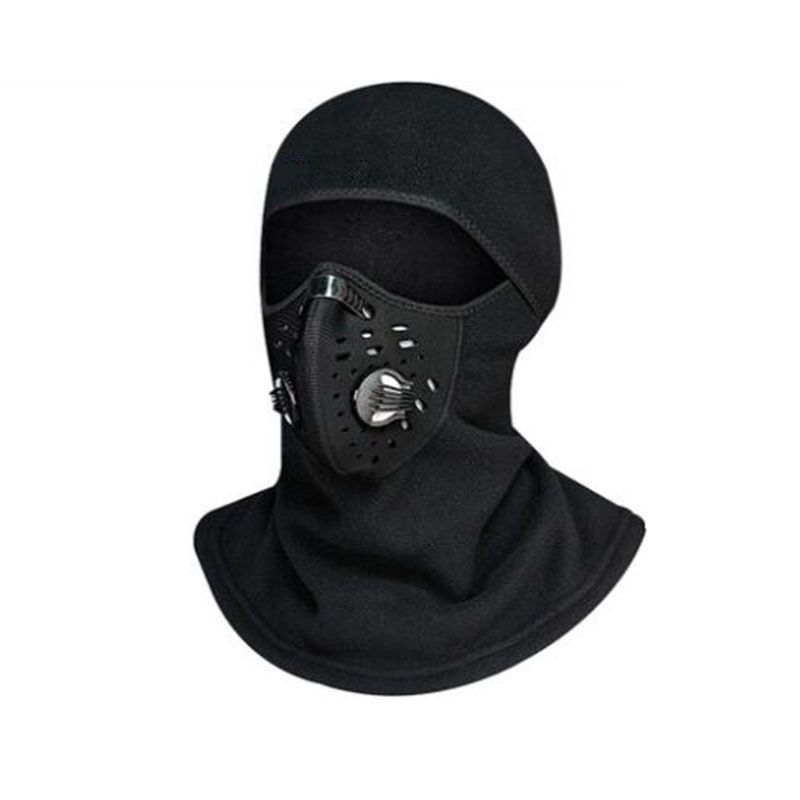 Winter riding mask Windproof motorcycle head cover grab wool warm bib helmet breathing valve skiing_voghion.com