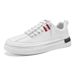 Per uomo, nuova collezione primavera 2025, superficie in pelle casual da uomo alla moda e versatile, suola morbida, piccole scarpe bianche,_voghion.com