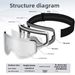 Double-layer Anti-fog Large Field Of View Aspheric Indoor Goggles HD Enhanced Clarity Outdoor Mountaineering Ski Glasses_voghion.com