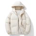 Men's Down Winter New Loose Fit Plus Size Coat Youth Cotton Padded Hooded Puffer Jacket_voghion.com