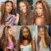 Deep Wave Human Hair Wig Honey Blonde Curly Lace Frontal Wig Women Glueless Wigs_voghion.com
