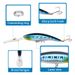 Esca galleggiante per acqua con lunga lingua, minnow, 13,8 cm e 14,5 g, con doppio amo rinforzato in argento, prodotti per la pesca in mare_voghion.com