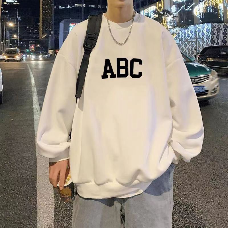 Neu Huamian Amerikanischen stil street dünne brief gedruckt rundhals sweatshirt für männer, herbst winter ins trendy marke_voghion.com