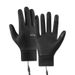 Guantes calefactables para exteriores, de invierno, con forro polar, cálidos, con pantalla táctil, antideslizantes, para ciclismo, escalada, esquí, calefacción por USB, resistentes al viento_voghion.com