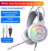 Unbeatable Quality Pan Sen 7.1 USB Computer Head Mounted Chicken Eating Wired Earphones With Microphone And Glowing RGB Game_voghion.com